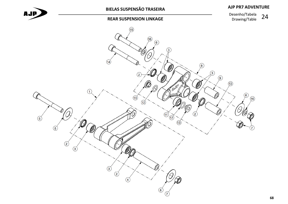 REAR SUSPENSION LINKAGE - 25