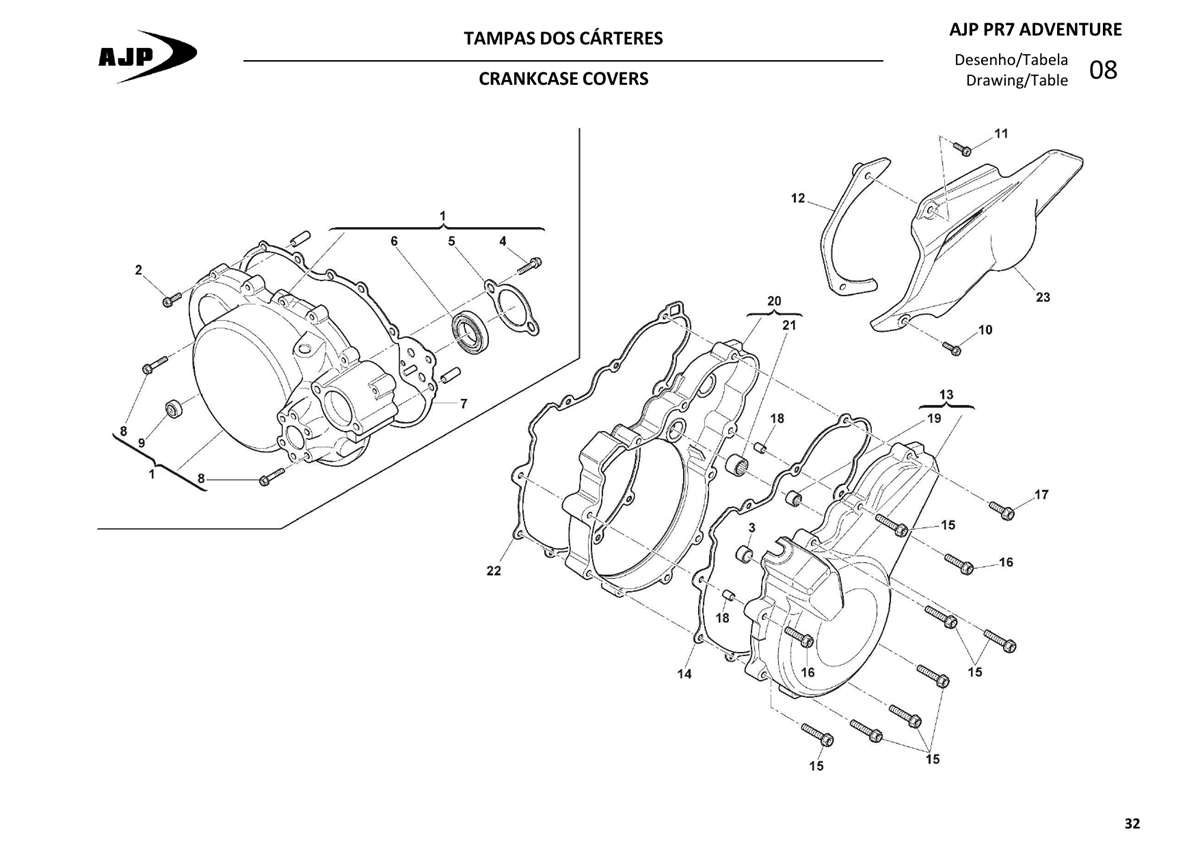 CRANKCASE COVERS - 25